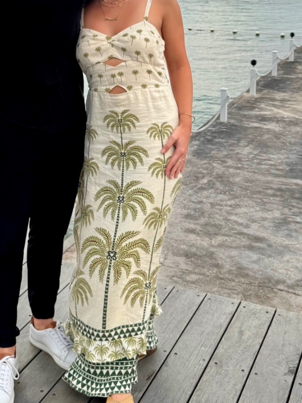 Farm Rio Palm Maxi Dress